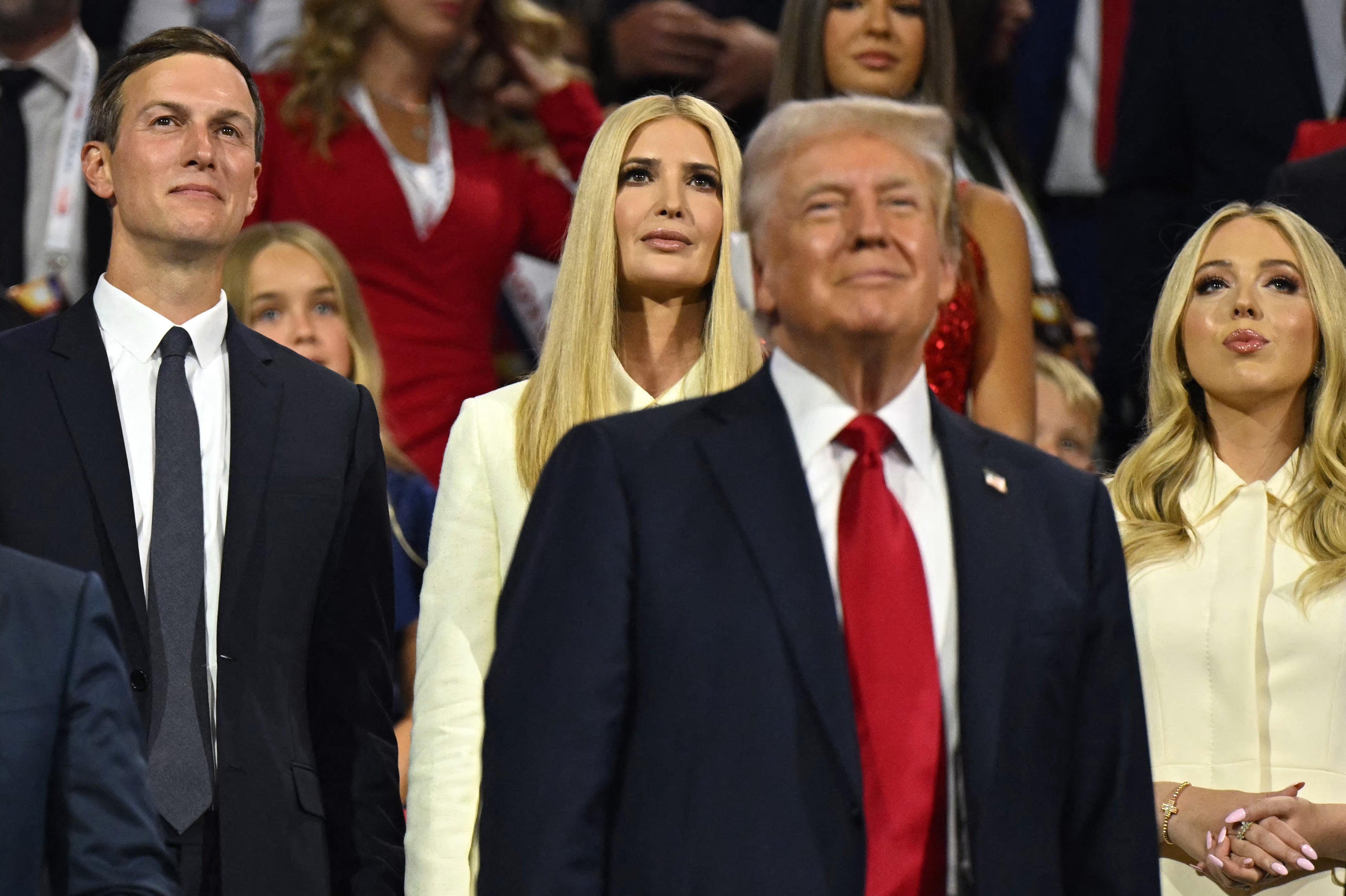 Ivanka was also near her father at the Republican National Convention just days after he was wounded in an attempted assassination