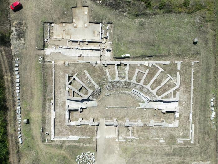 Remains of the theatre of Interamna Lirenas