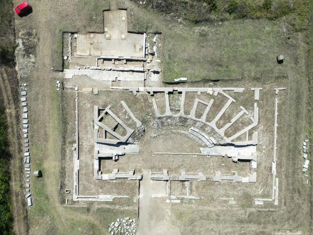 <p>Remains of the theatre of Interamna Lirenas</p>