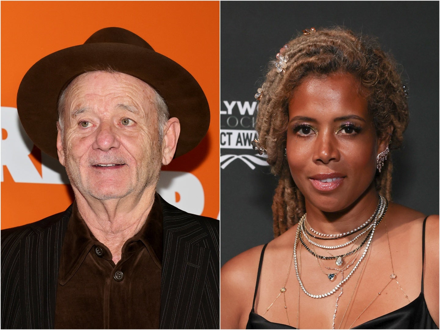 <p>Bill Murray and Kelis</p>