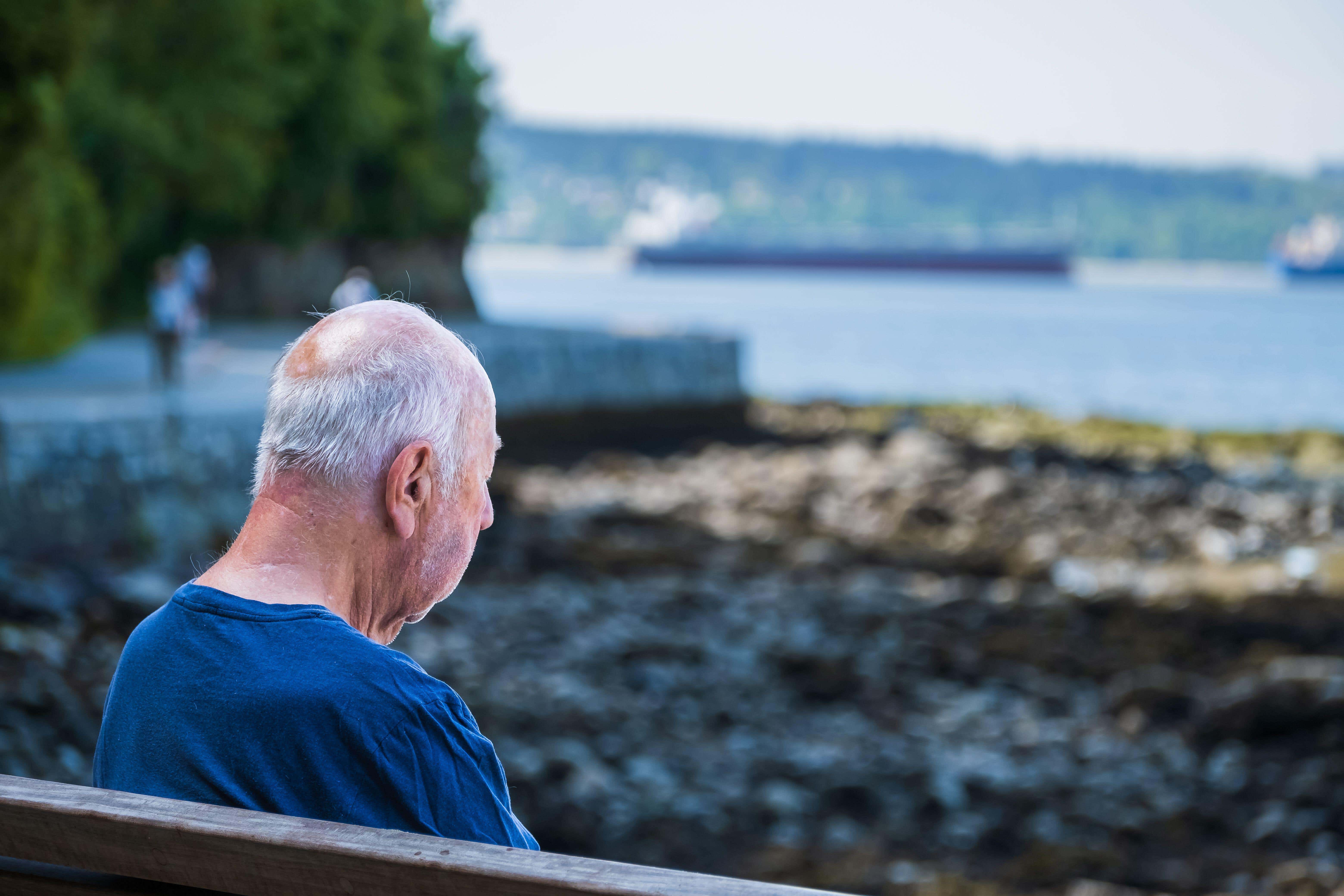 Middle aged men aged 55-64 were the most likely to report having no close friends, according to a survey (Alamy/PA)