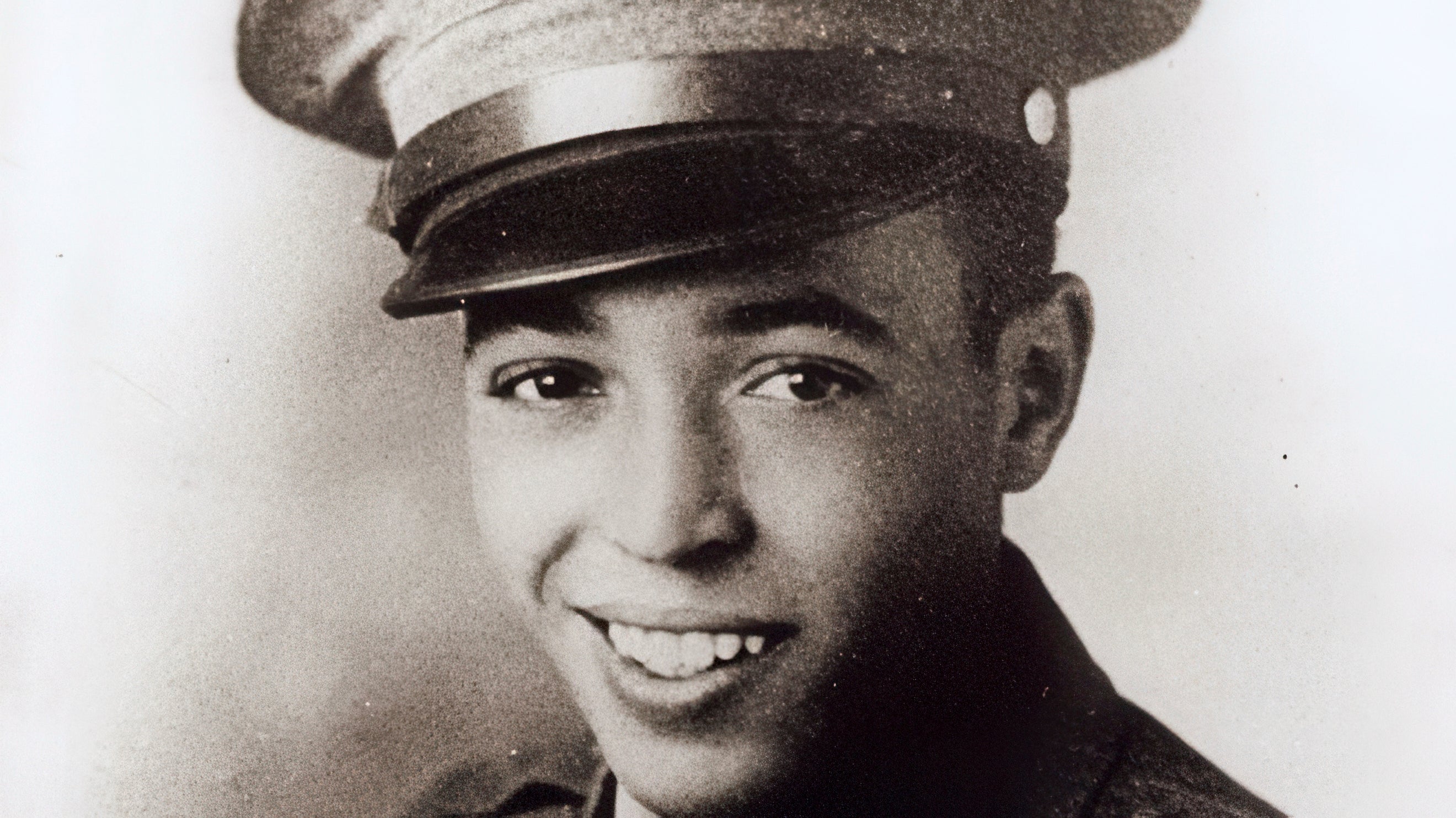 This Marine Corps photo shows World War II Medal of Honor recipient Pfc. Harold Gonsalves in another image marked for the chopping block by the Trump administration