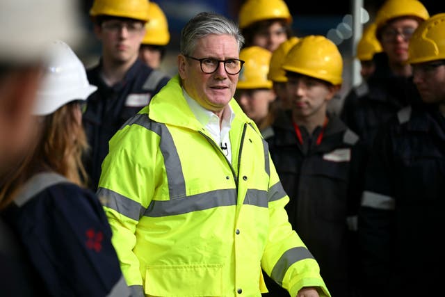 Prime Minister Sir Keir Starmer is meeting with European leaders (Paul Ellis/PA)