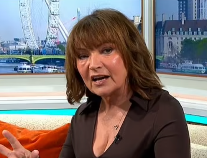 Lorraine Kelly appeared on ITV on Thursday with a swollen eye