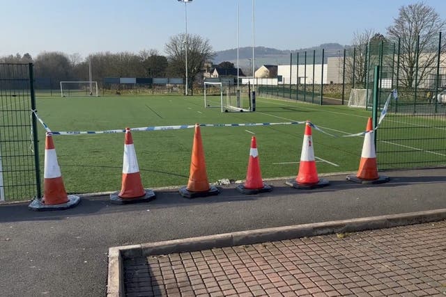 The incident happened at Kendal Rugby Club in Cumbria (PA Video)