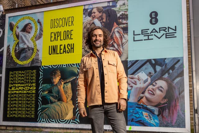 <p>Joe Wicks at EE Learn Live – the trainer believes exercise can help most people improve their physical and mental health, and wants to provide accessible ways for people to add more movement in to their routines</p>