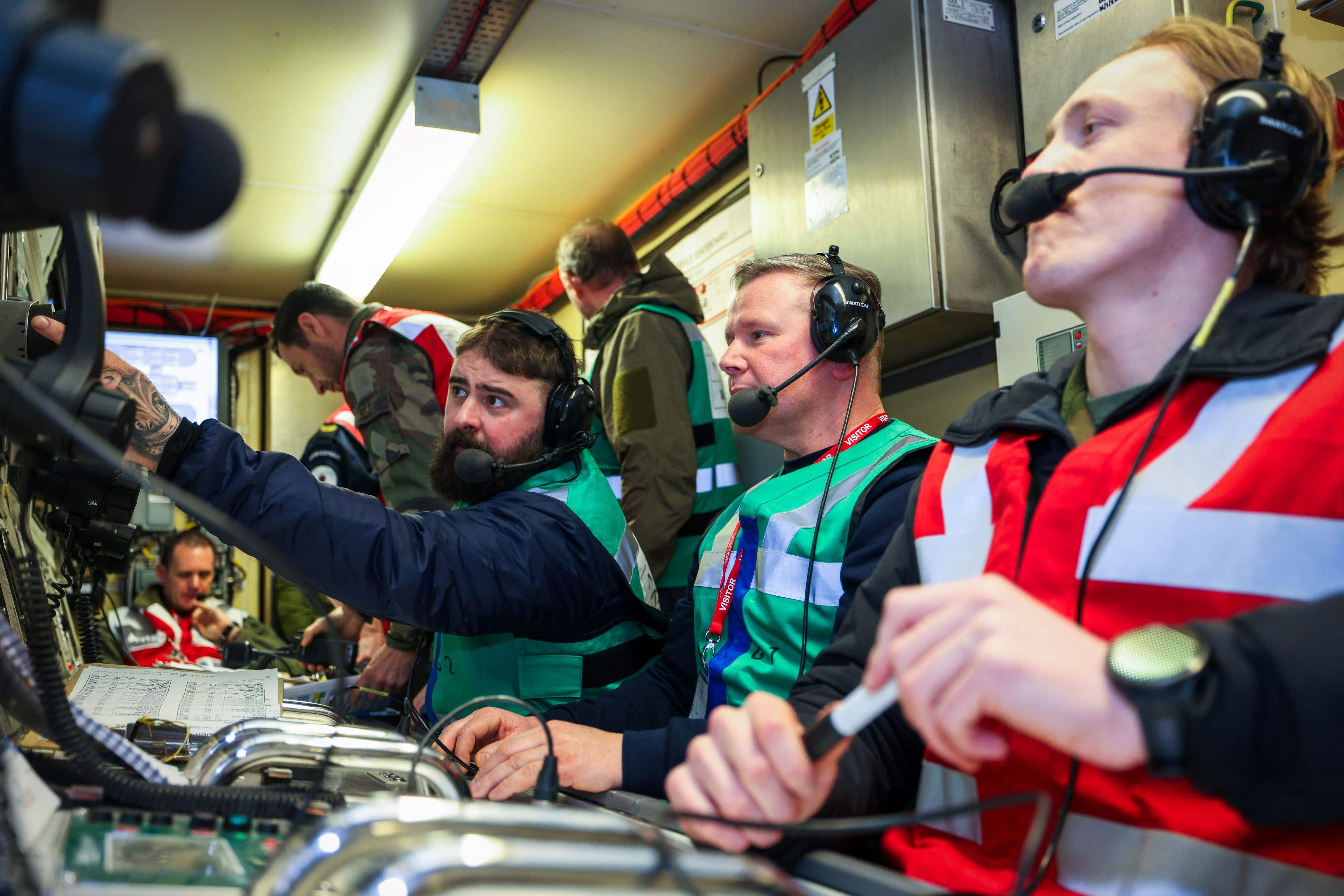 The exercise took place near Glasgow airport (Dan Bladen, Fleet Photographic Unit North/PA)