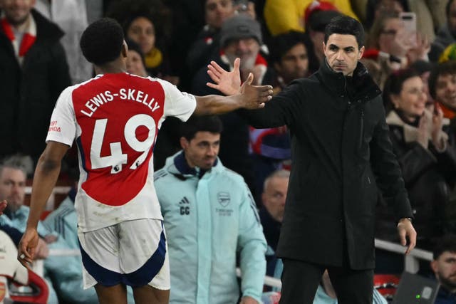 <p>Mikel Arteta has urged Myles Lewis-Skelly to control his disciplinary issues</p>