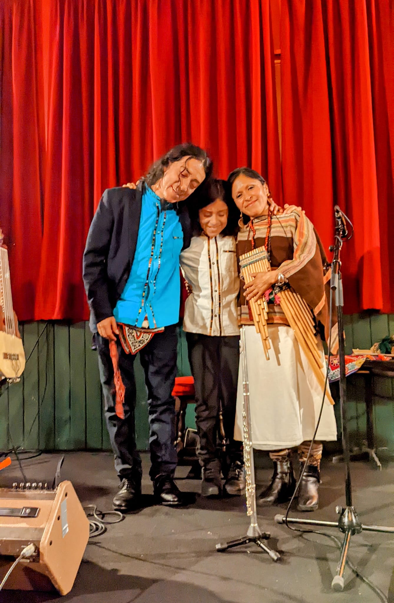 Raymi and his parents played in a trio called Sagrada Familia