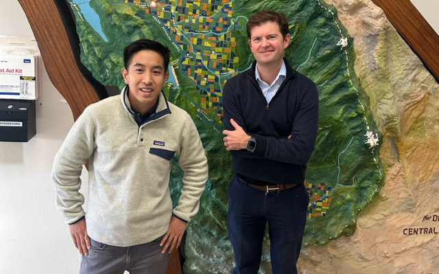 <p>DOGE staffers Bryton Shang (left) and Tyler Hassen flew to California to turn on a major water pump system themselves in the wake of the Los Angeles wildfires, according to a new report</p>