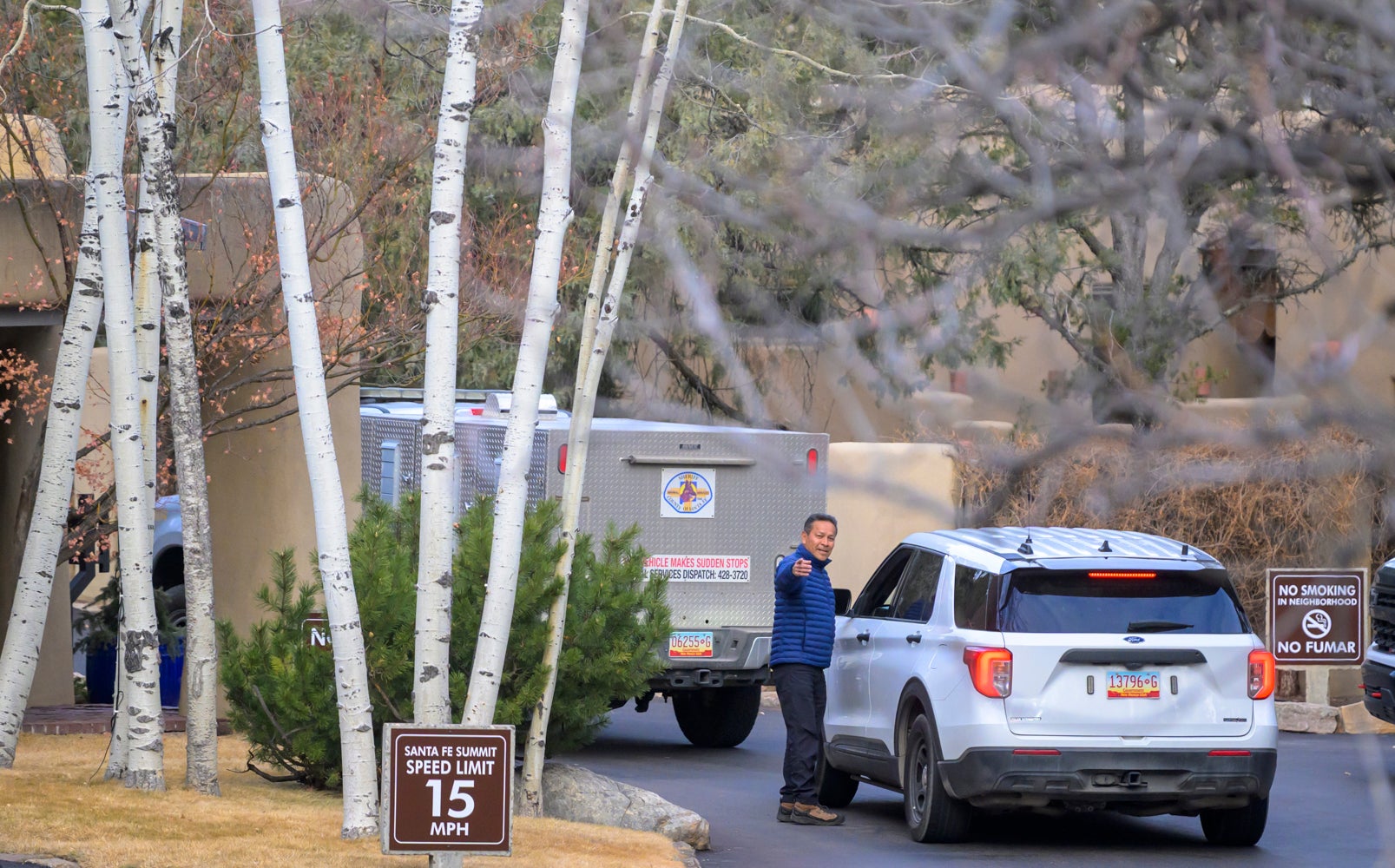 The couple were found dead in their Santa Fe, New Mexico, home on February 26. Questions swirled over their deaths as police initially deemed them ‘suspicious’