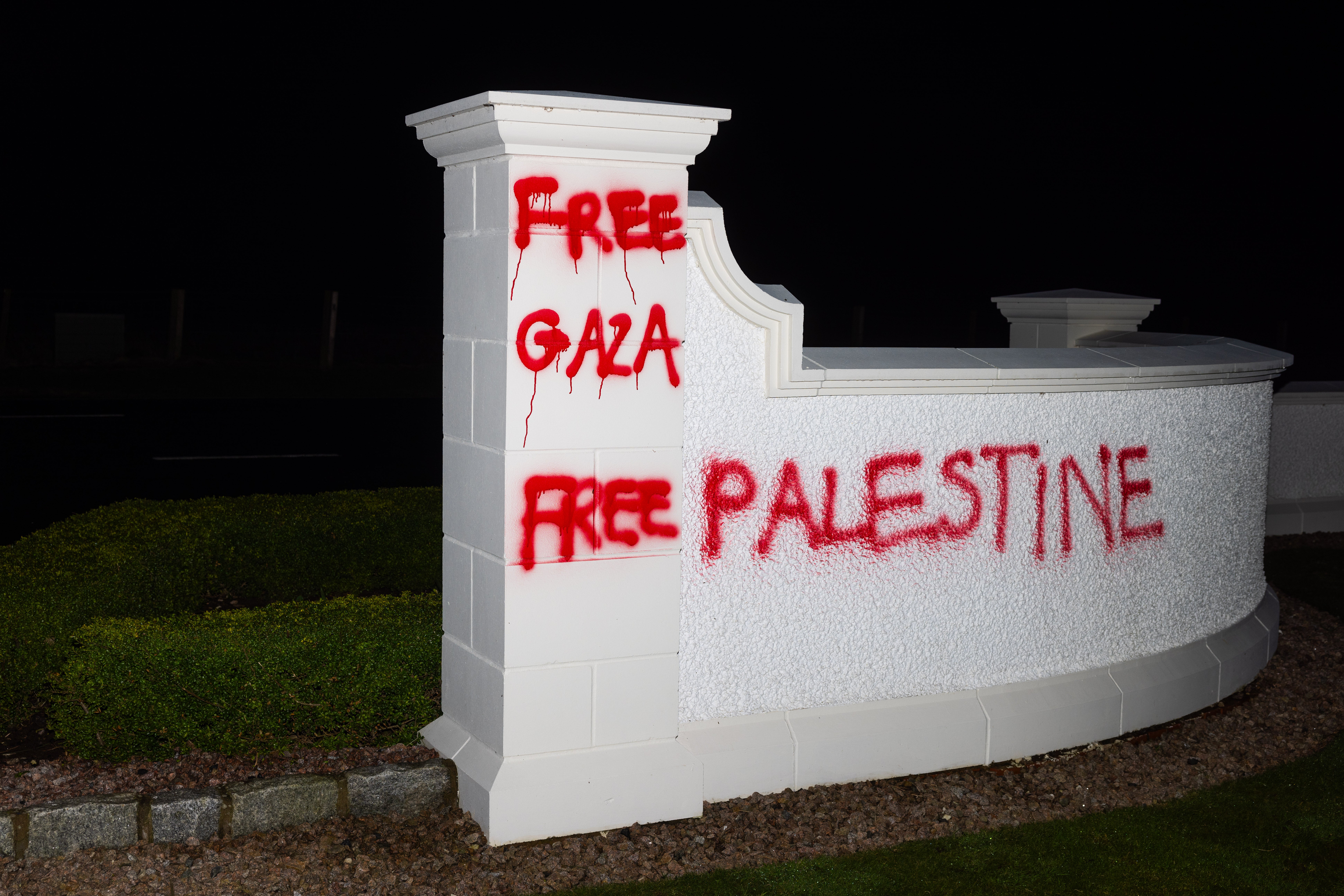 Trump Turnberry was vandalised on March 8
