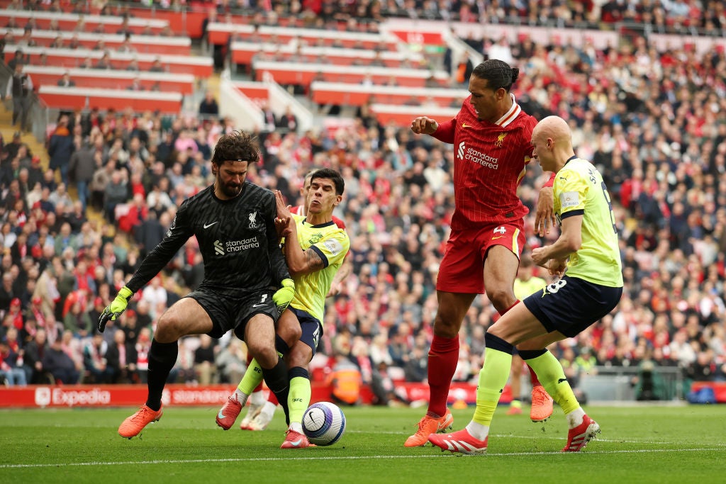 Alisson’s mistake came just days after his heroics against Paris Saint-Germain