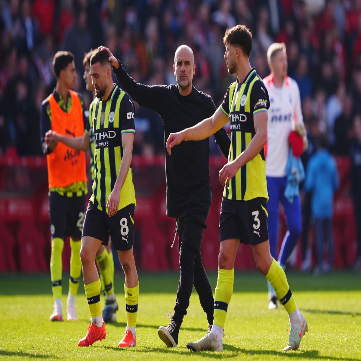 Pep Guardiola tells Manchester City they need to earn Champions League spot | The Independent