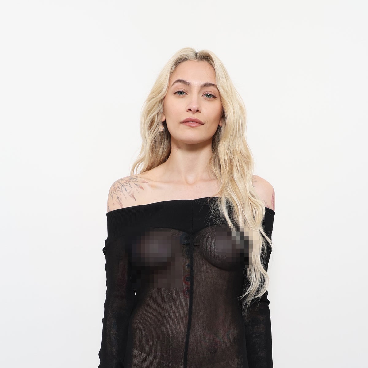 paris jackson sheer dress nsfw Paris Jackson Wears See-Through Dress at Elton John's 2024 Oscars Party