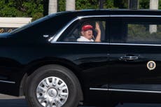 Trump’s Florida golf weekends are costing taxpayers $18m, report says – as he hits the links again