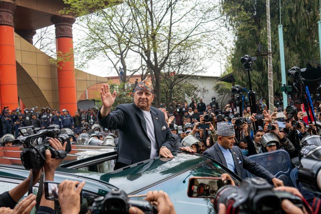 Nepalese protesters call for return of King Gyanendra Shah two decades ...