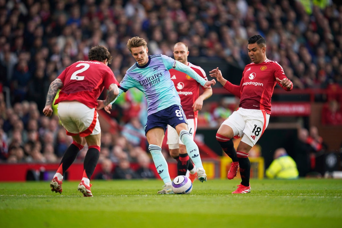Manchester United v Arsenal LIVE: Latest score and goal updates from Premier League game today