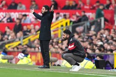 Mikel Arteta walks out of interview after Manchester United draw
