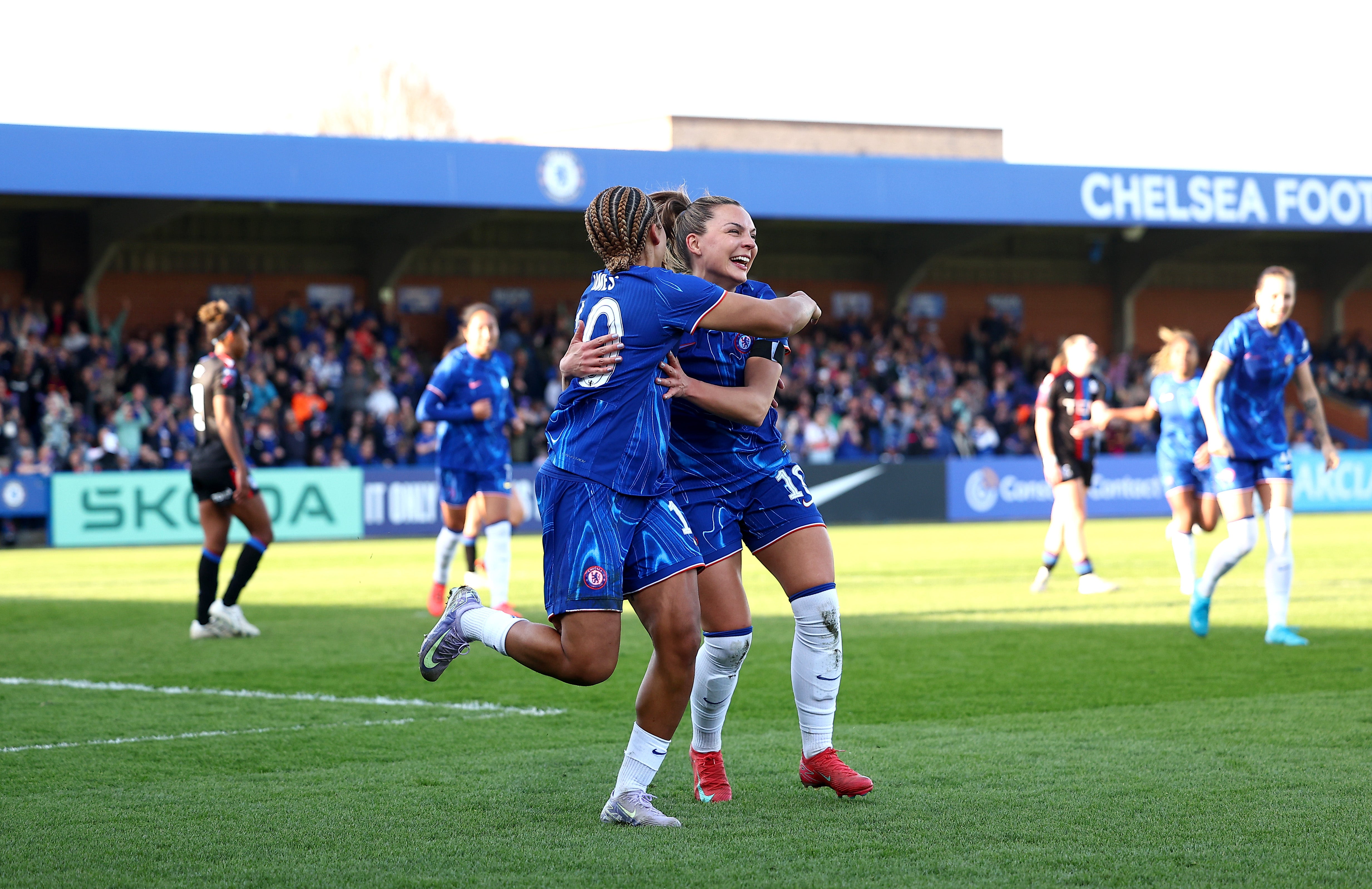 Lauren James scored Chelsea's winning goal against Palace