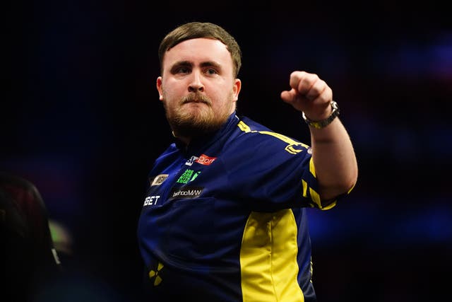 Luke Littler defended his Belgian Darts Open title (Zac Goodwin/PA)