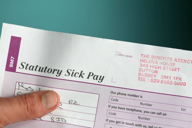 The TUC analysed the impact of work-related ill health to the economy (Alamy/PA)