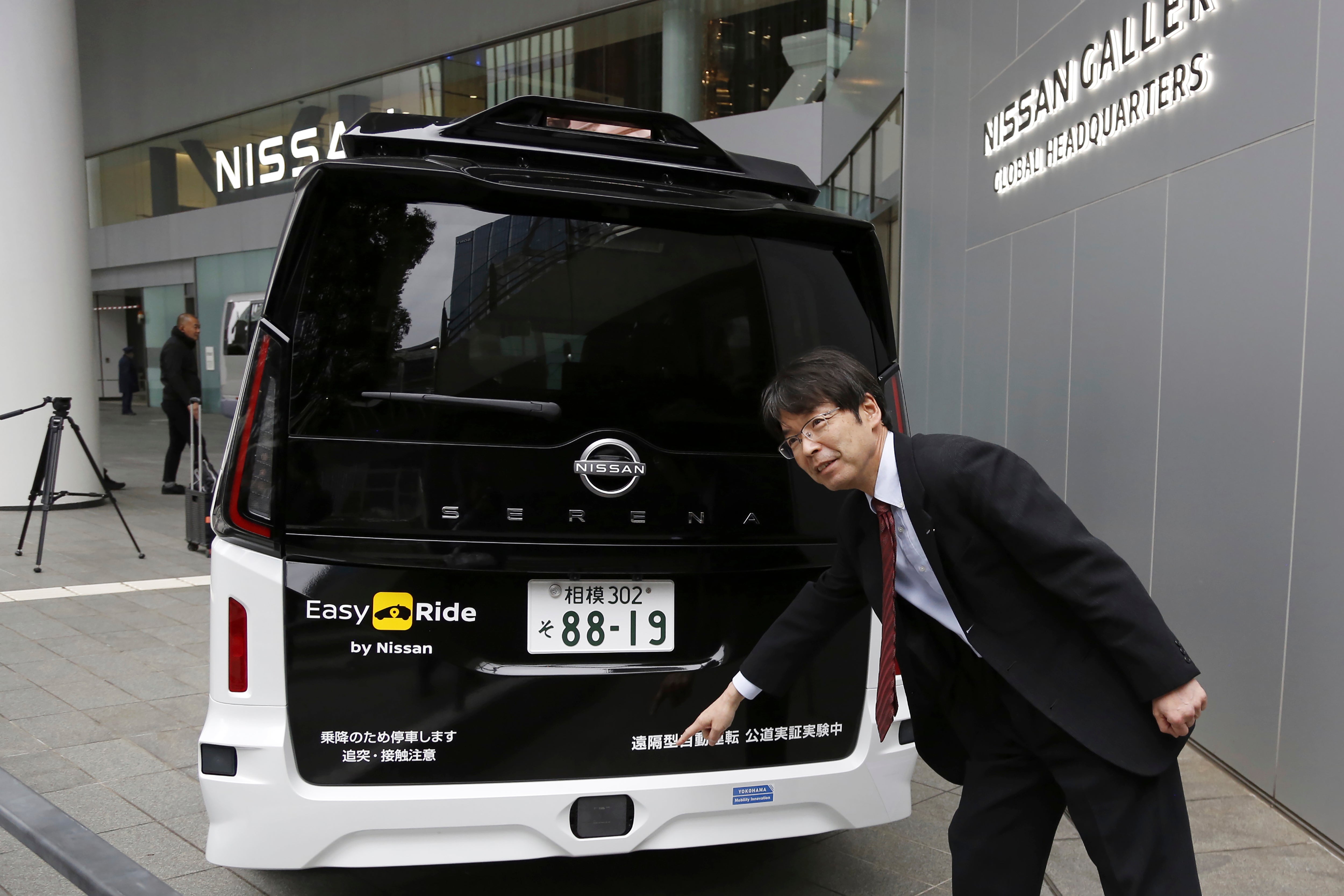 Japan Nissan Driverless Vehicle