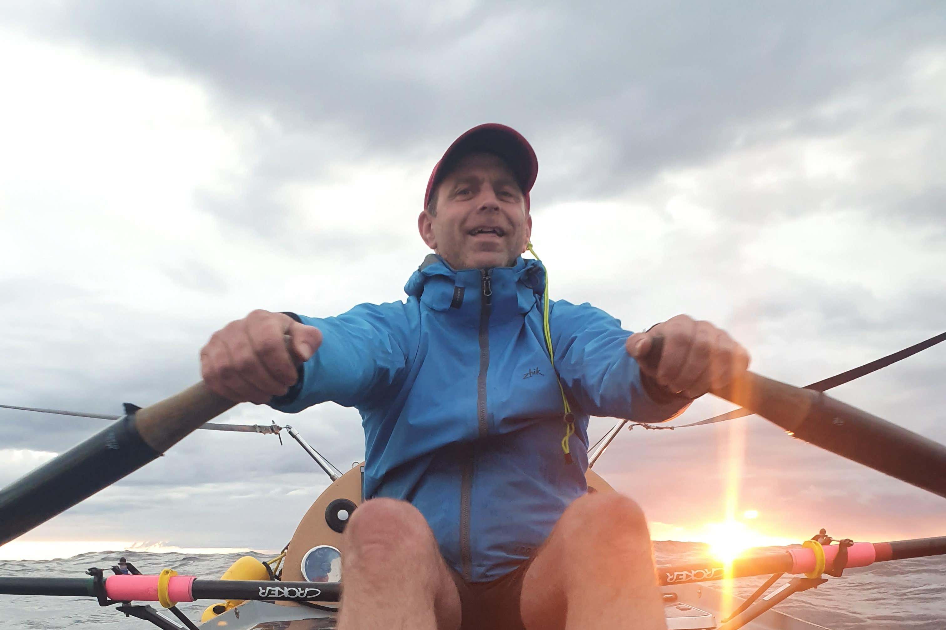 Billy Taylor and his crew members will attempt to row 5,500 miles across the Indian Ocean to raise £500,000 for charity (Billy Taylor)