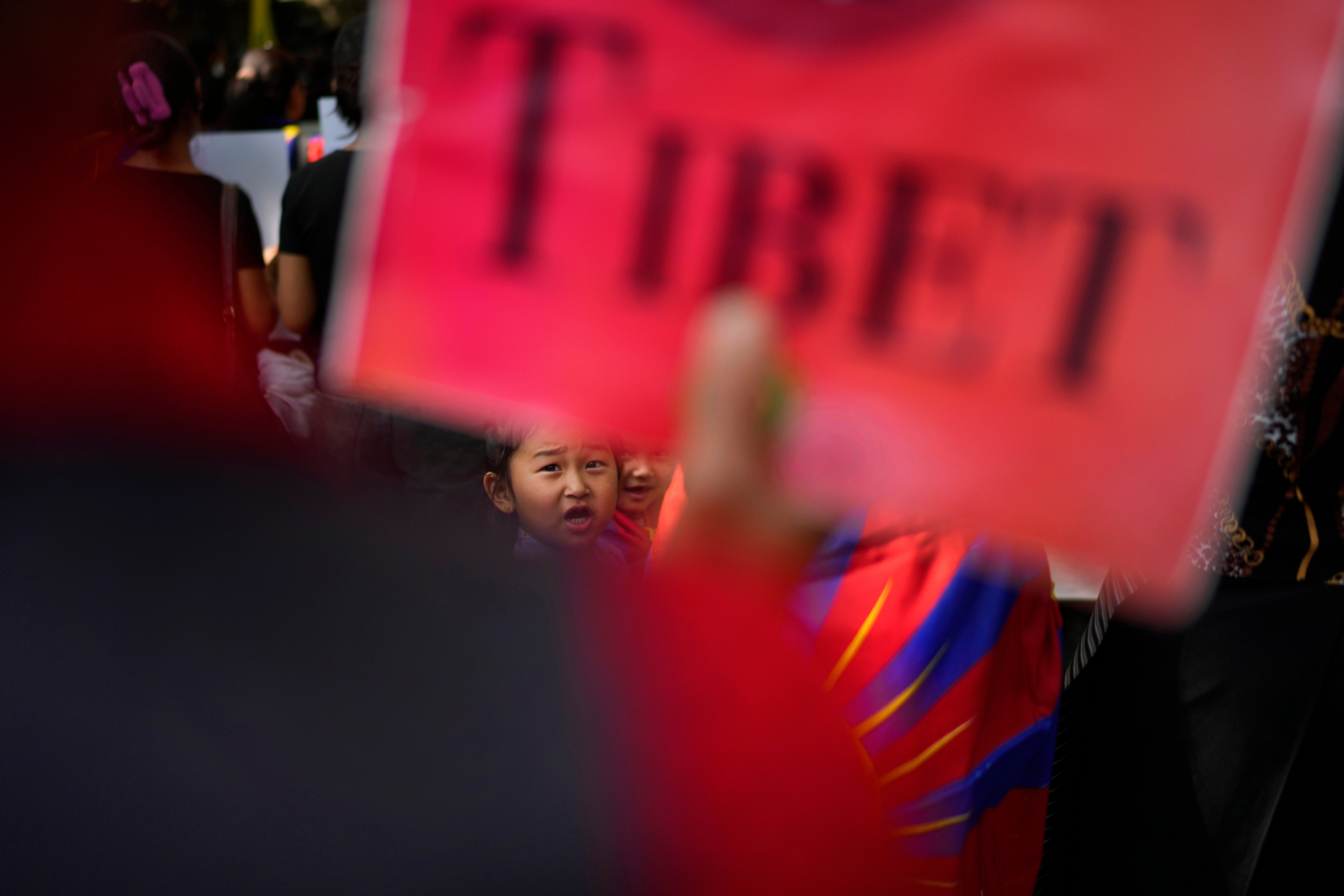APTOPIX India Tibet Uprising