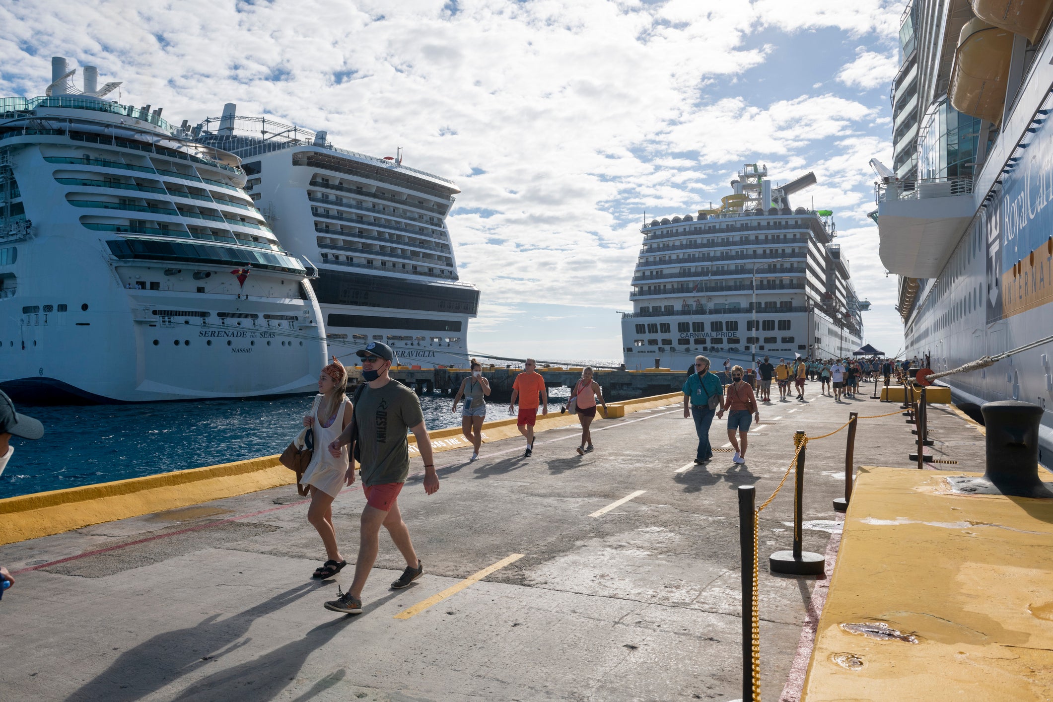 Passengers have plenty of choice when it comes to cruise ships and itineraries