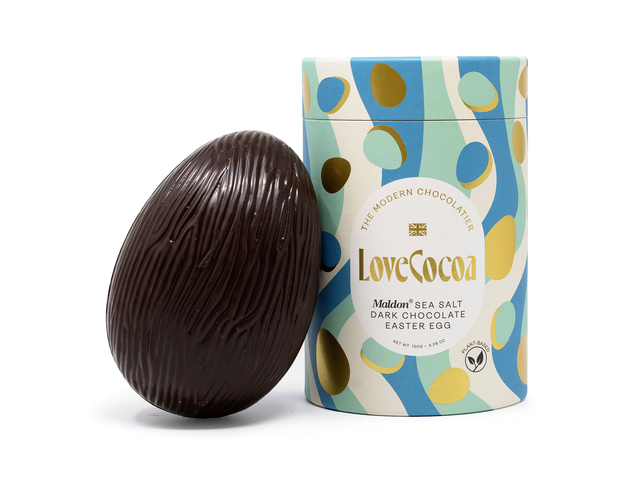 Love Cocoa Maldon sea salt dark chocolate Easter egg