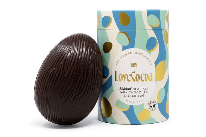 Love Cocoa Maldon sea salt dark chocolate Easter egg
