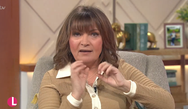 <p>Lorraine Kelly on 'Lorraine'</p>