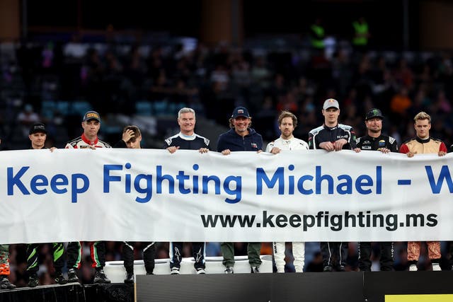 <p>The banner was unveiled at the Race of Champions in Sydney</p>