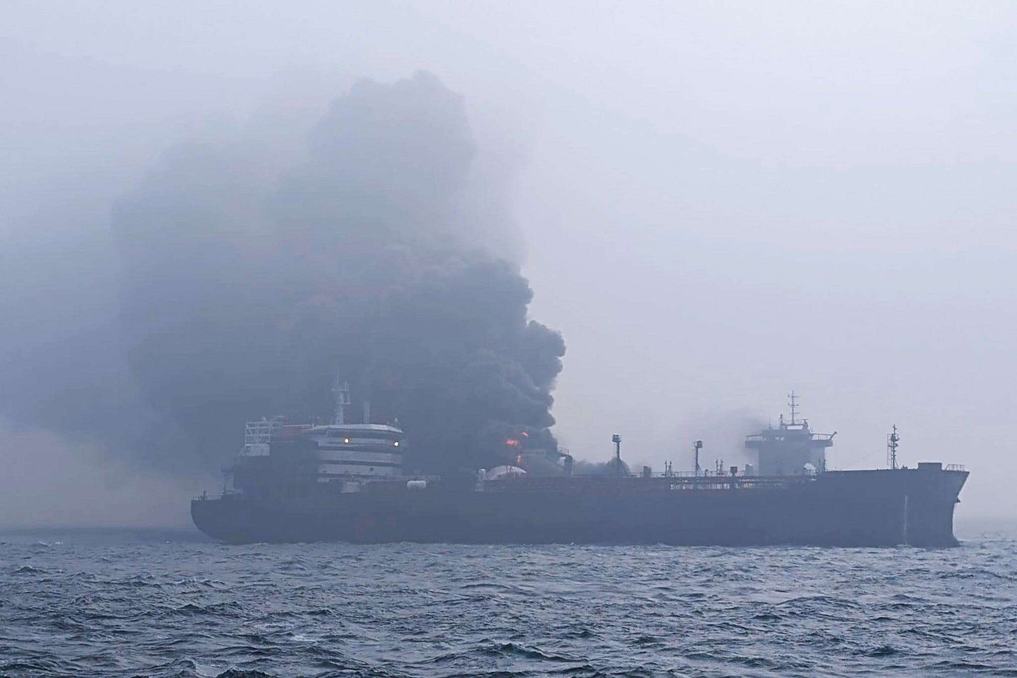 North Sea collision live updates: ‘Massive fireball’ after oil tanker ...