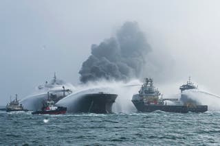 North Sea collision timeline: How devastating oil tanker crash unfolded ...