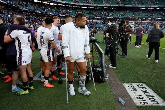 <p>Ollie Lawrence will miss the rest of the season</p>
