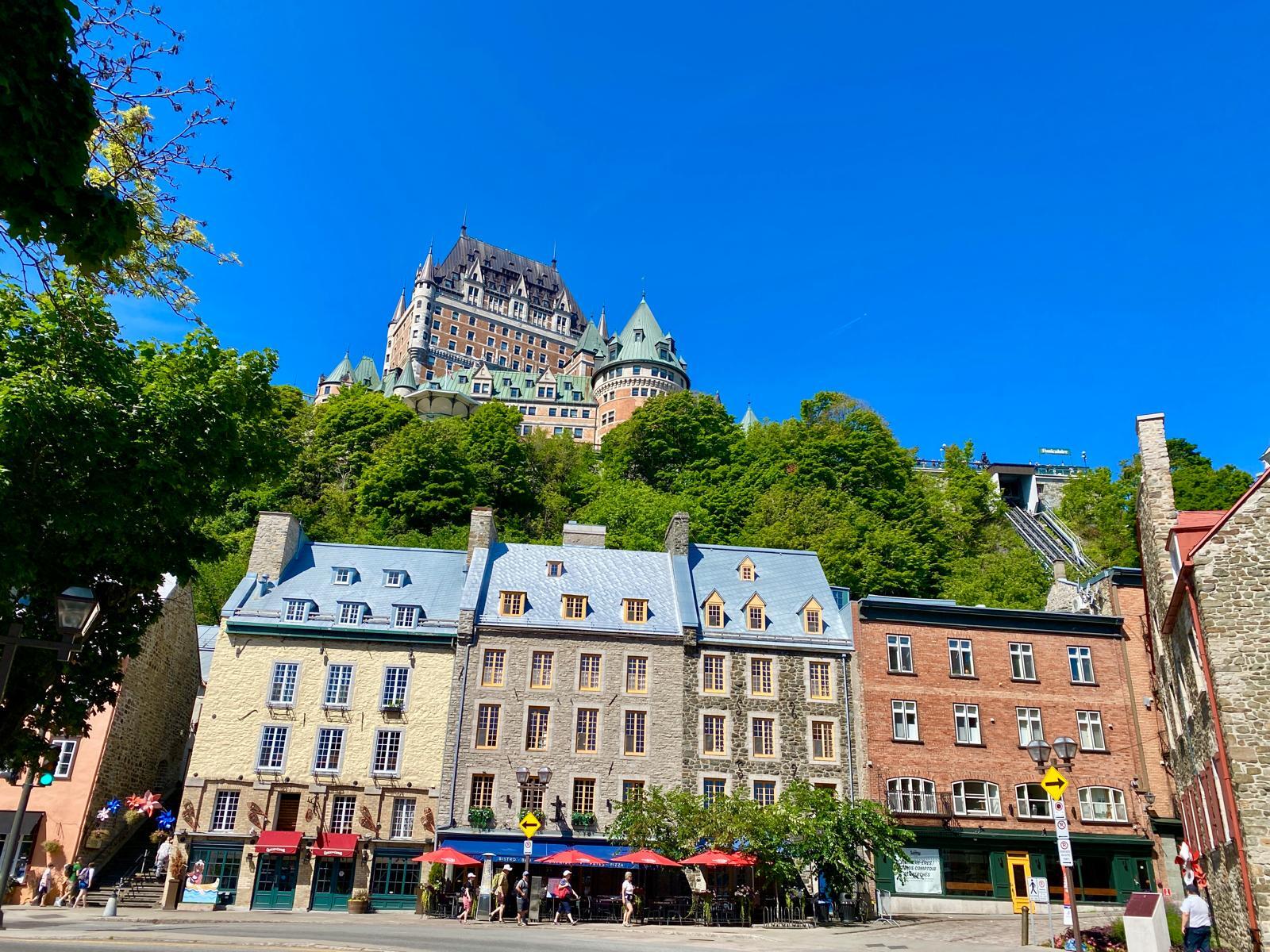 It’s worth spending two days in the walkable Quebec City which sits above the St Lawrence River