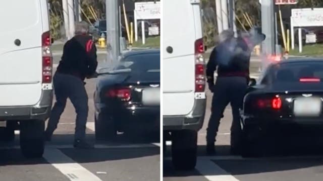 <p>Road rage driver shot with flare gun after baseball bat attack</p>