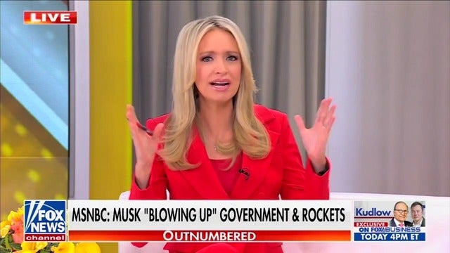 Kayleigh McEnany criticized MSNBC hosts for mocking Elon Musk over his SpaceX rocket exploding last week.