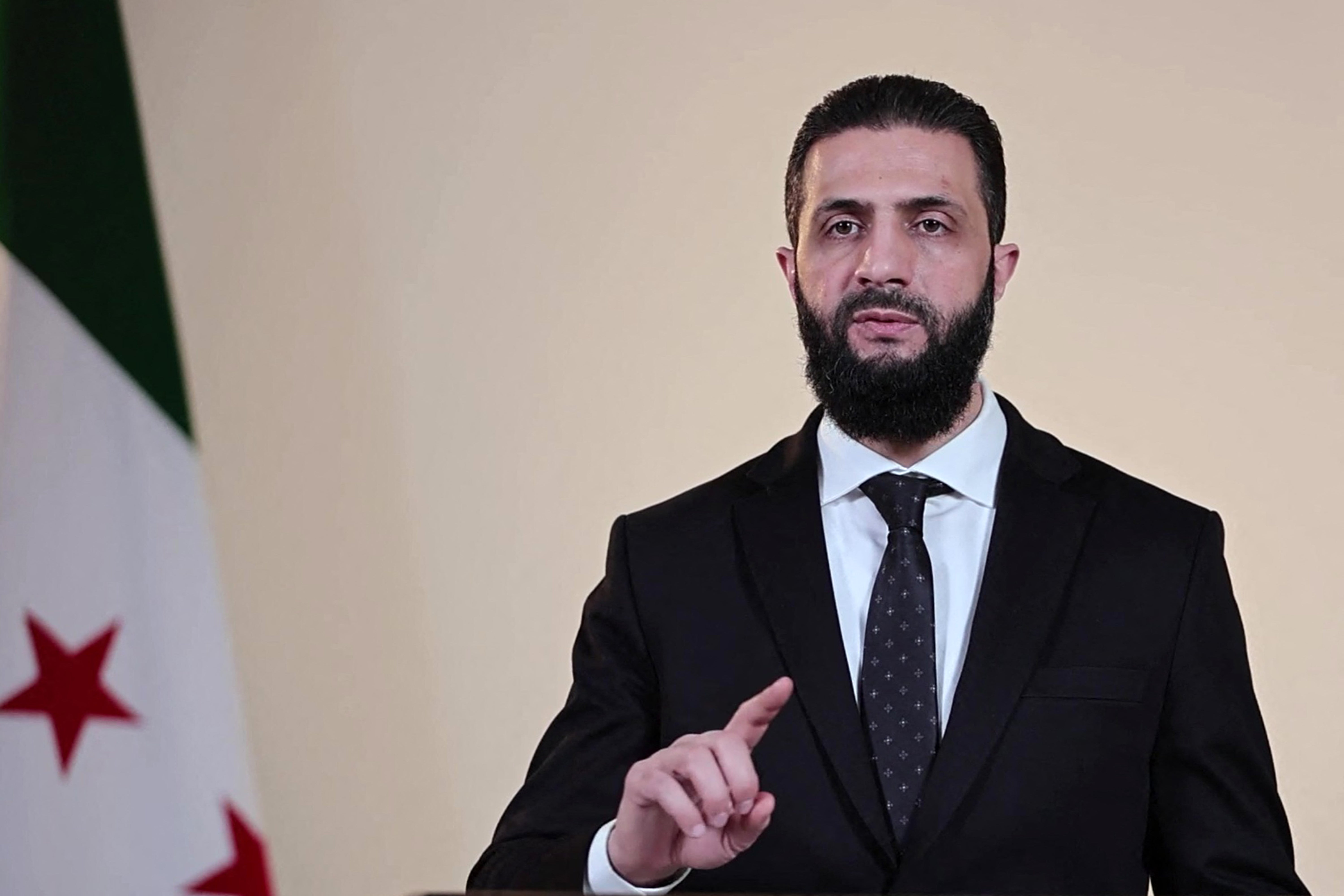 Syria'spresident Ahmed al-Sharaa