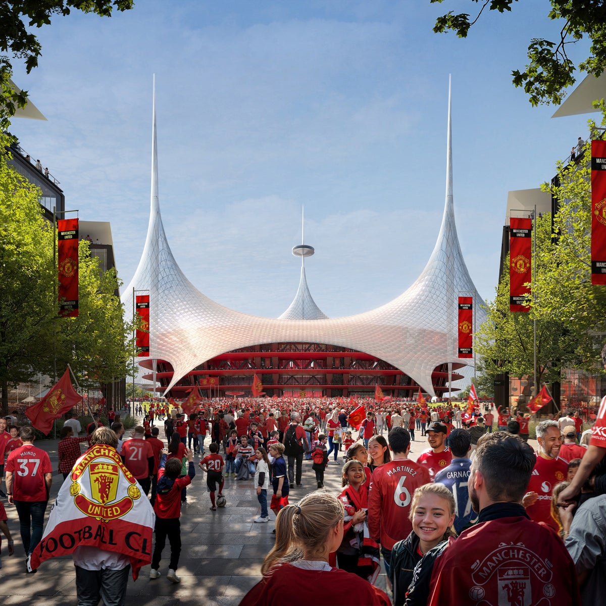 Everything we know about Man Utd's new stadium as first pictures released |  The Independent