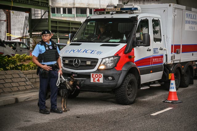 <p>Hong Kong police</p>