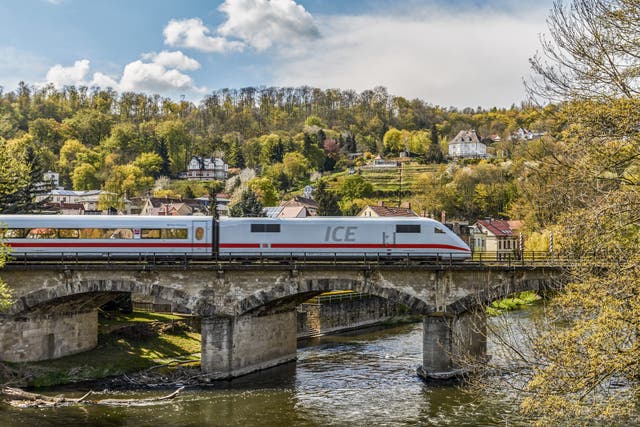 <p>A man was arrested after the incident on an ICE train in Germany </p>