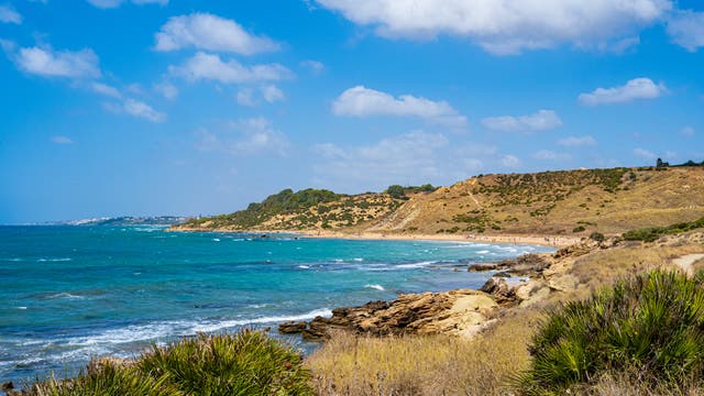 <p>Sicily’s Le Solette beach</p>