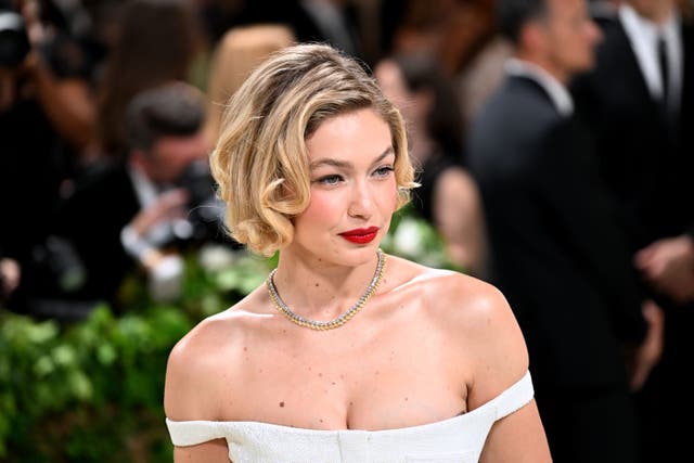 Gigi Hadid (Matt Crossick/PA)