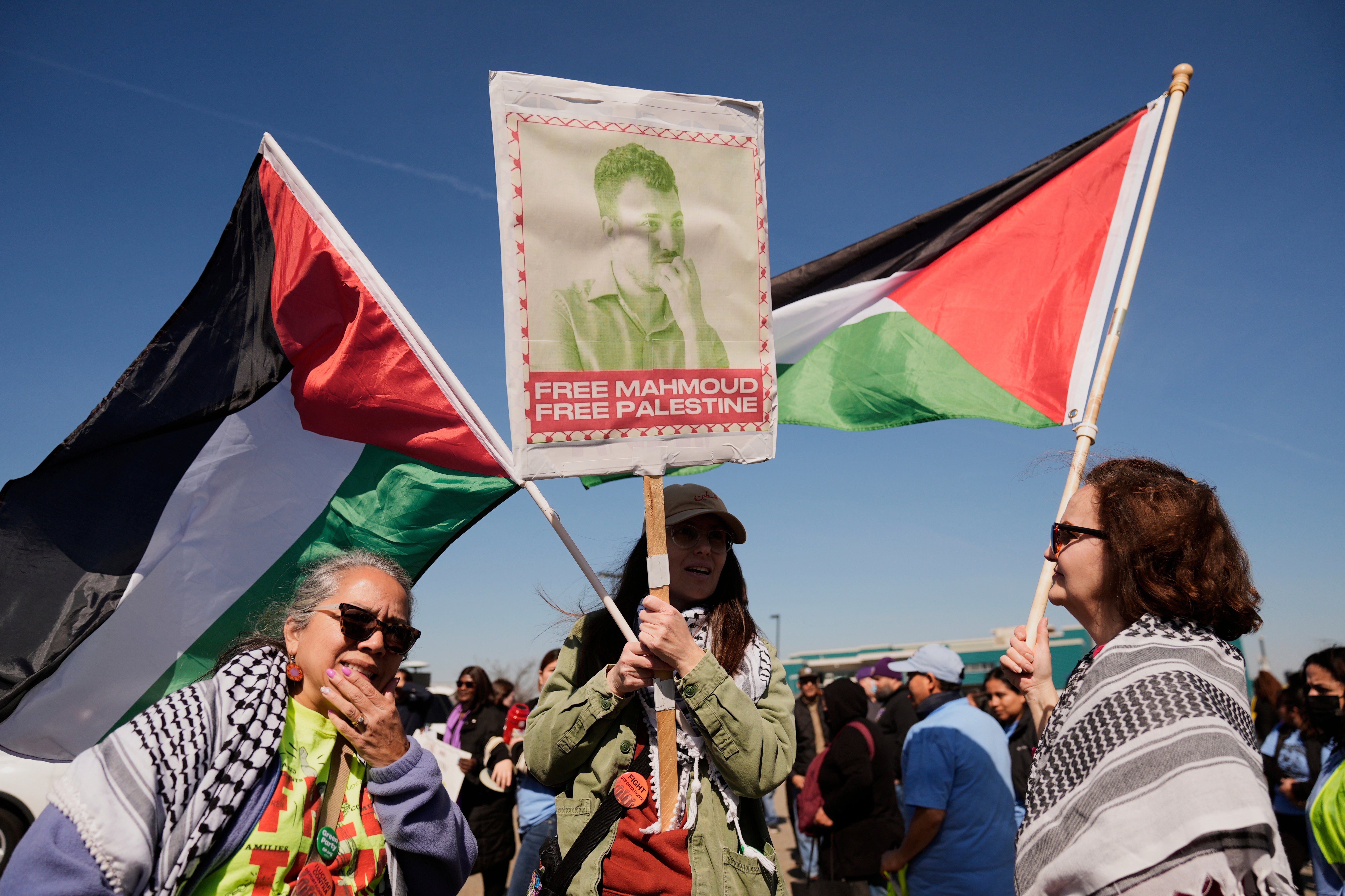 There were also protests in Newark, New Jersey