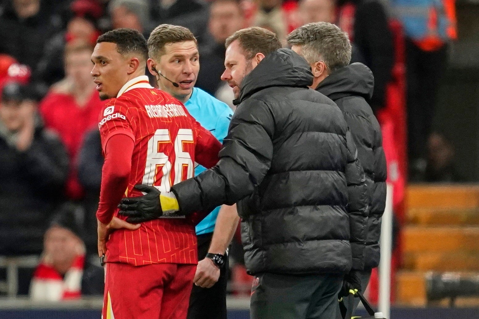 Trent Alexander-Arnold suffers injury days before Liverpool’s Carabao Cup final