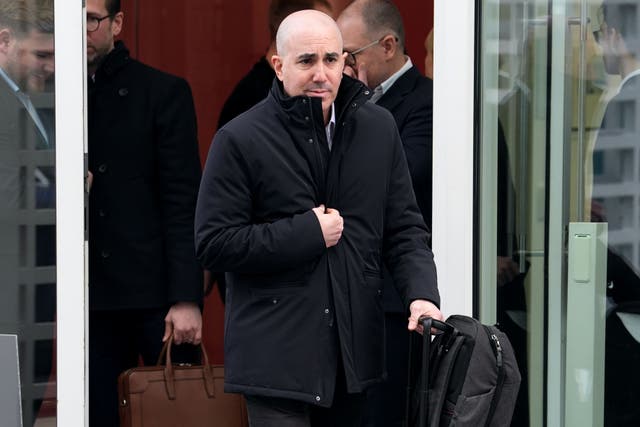 Manchester United chief executive Omar Berrada admits trying to build a world-class team and venue at the same time is a risk (Lucy North/PA).