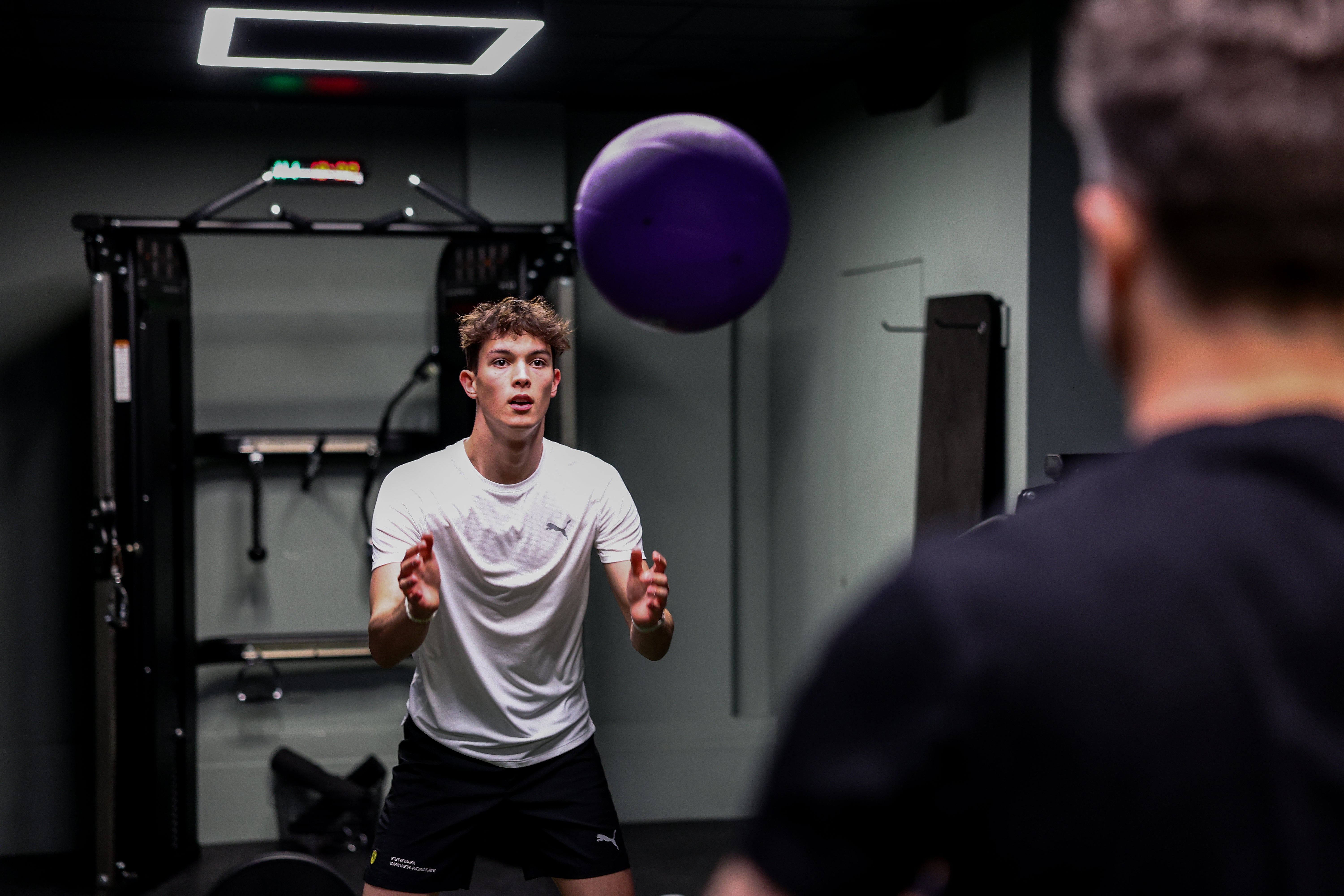 The young racer has been training hard in the off-season ahead of his first full-time season in F1